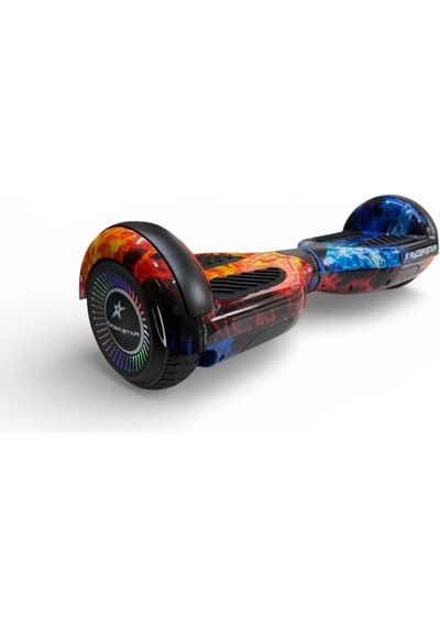 Elektrikli Kaykay Hoverboard 6.5 Inch Taşıma Çantalı Bluetooth Hoparlörlü Akıllı Denge - Rs-s5 Apato Grafiti