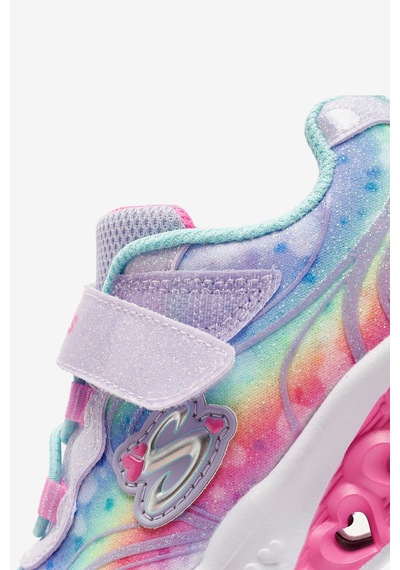 Panço Skechers Flutter Heart Lıghts Kız Bebek Ayakkabı Çok Renkli
