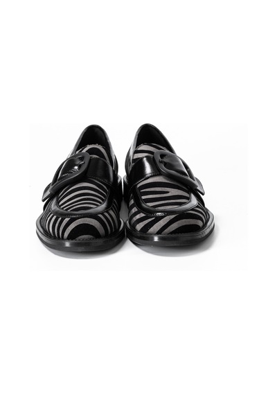 Zebra Oxford Klasik Kadın 90e5 Frau Velvettecfloc Çok Renkli