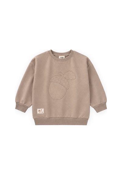 Cigit Mevsimlik Sweatshirt 1-7 Yaş Sıcak Vizon