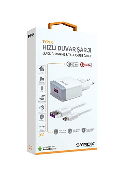 Ouıck 3.0 Type-c Şarj Cihazı Set 3.0a 5w