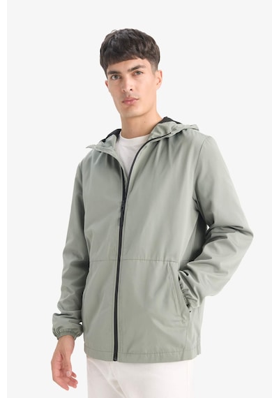 Defacto Su İtici Slim Fit Dar Kesim Kapüşonlu Fermuarlı Mont C5821ax25aukh397 Haki Defacto Su İtici Slim Fit Dar Kesim Kapüşonlu Fermuarlı Mont C5821ax25aukh397 Haki