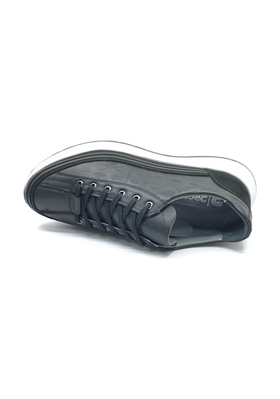 Dropland 9141 Hakiki Deri Erkek Casual Ayakkabı Siyah