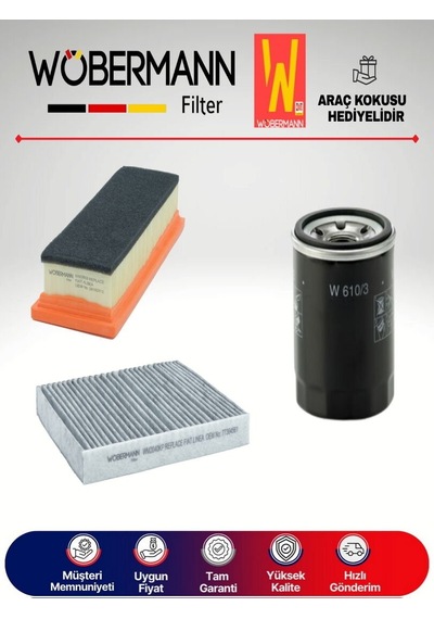 Wöbermann Fiat Linea 1.4 Filtre Bakım Seti 2007-2012 3K