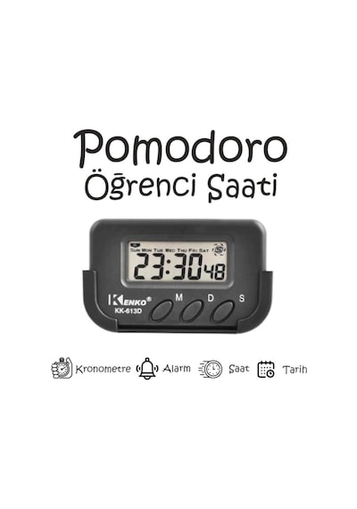 Pomodoro Öğrenci Saati - Krono Mli Ders Çalışma Saati N1131975