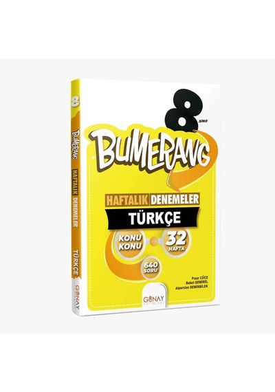 BUMERANG 32 HAFTALIK Türkçe Denemeleri