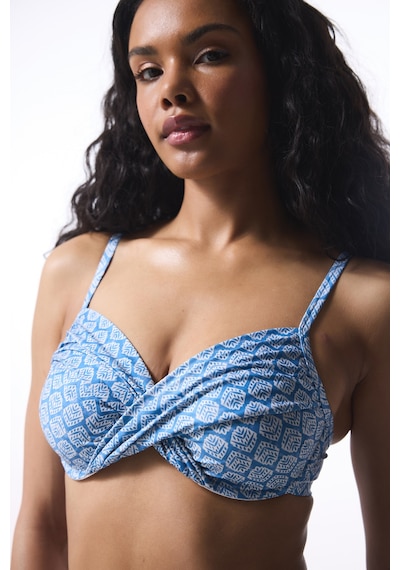 Penti Mavi Twist Balenli Bikini Üstü Çok Renkli