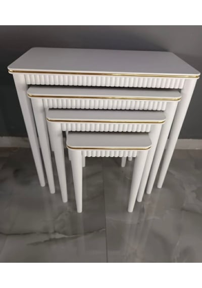 Vera Dörtlü Zigon Beyaz Gold