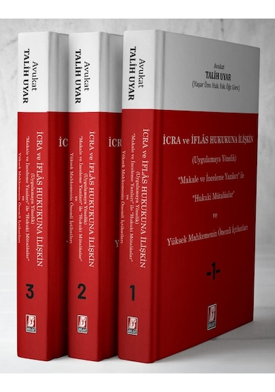 İcra Ve İflas Hukukuna İlişkin 3 Cilt