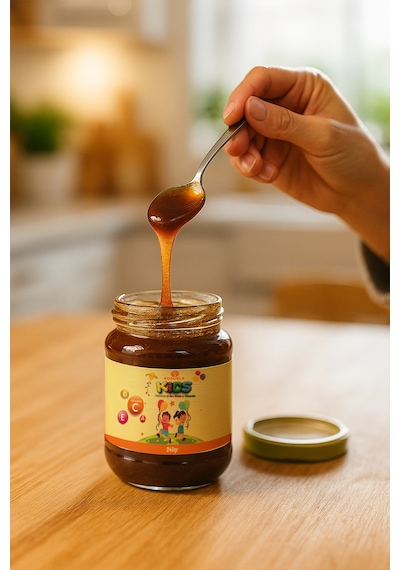 Kids Çocuk Macunu Arı Sütü Polen Propolis Pekmez Karışımı Vitaminli 240gr