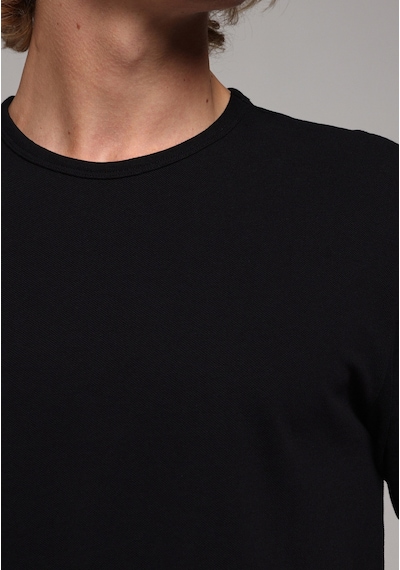 Colin's Colins Regular Fit Yuvarlak Yaka Düz Erkek Siyah Kısa Kol Tişört Cl1080060 Q1.v2 Blk Siyah