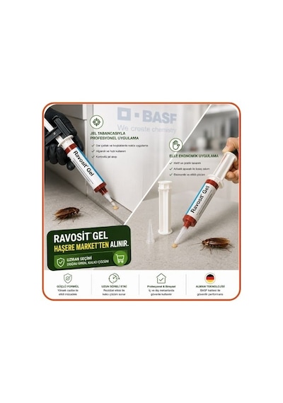 Ravosit Gel Hamamböceği Kaloriferböceği Jel Yem 30 Gram