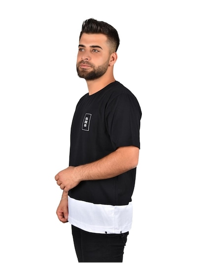 Manta MNT 2279 Oversize Erkek Tişört 23630 Siyah
