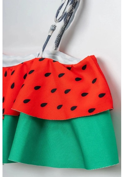 Bunny Hopp Kız Çocuk Karpuz Desenli Fırfırlı Bikini Takımı - Hızlı Kuruyan Deniz Ve Havuz Seti Kırmızı Bunny Hopp Kız Çocuk Karpuz Desenli Fırfırlı Bikini Takımı - Hızlı Kuruyan Deniz Ve Havuz Seti Kırmızı