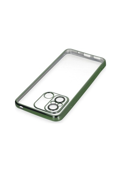 Gld-spt- Newface Xiaomi Redmi 12c Kılıf Razer Lensli Silikon - Yeşil