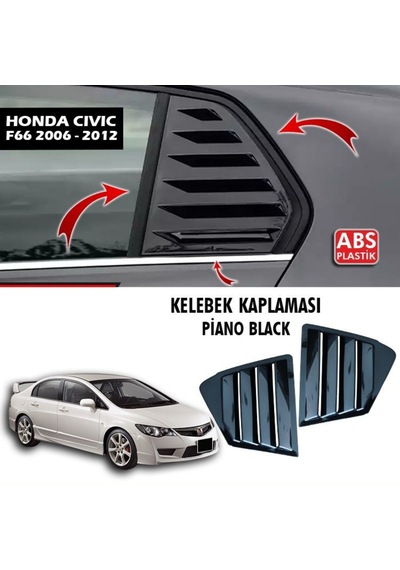 Civic Fd6 Kelebek Camı Kaplama Cam Vizörü 2006-2011 Arası