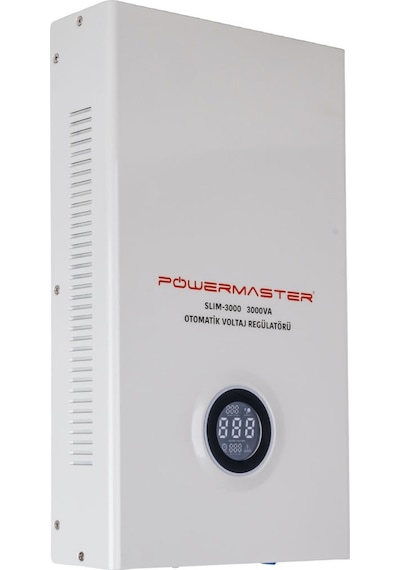 Powermaster Slım-3000 Otomatik 1800 Watt 3000va Voltaj Regülatörü