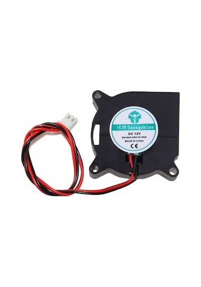 Alkatronik-Dc 12V 40X40Mm Salyangoz Fan Soğutucu Türbin Turbo Radyal Yazıcı