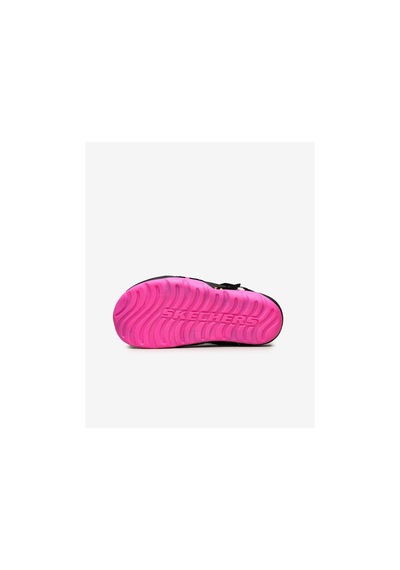 Skechers Side Wave - Büyük Kız Çocuk Siyah Pembe Sandalet 86428L Bkhp Siyah Skechers Side Wave - Büyük Kız Çocuk Siyah Pembe Sandalet 86428L Bkhp Siyah