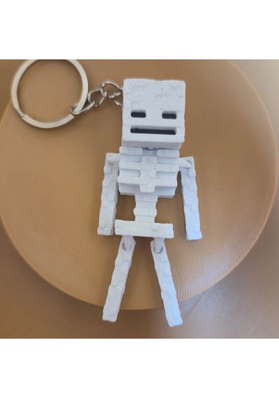 3dfuryam Minecraft Hareketli Skeleton Anahtarlık