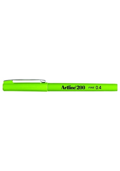 Artline 200 Fineliner 0.4Mm Ince Uçlu Yazı Çizim Kalemi S. Yeşil