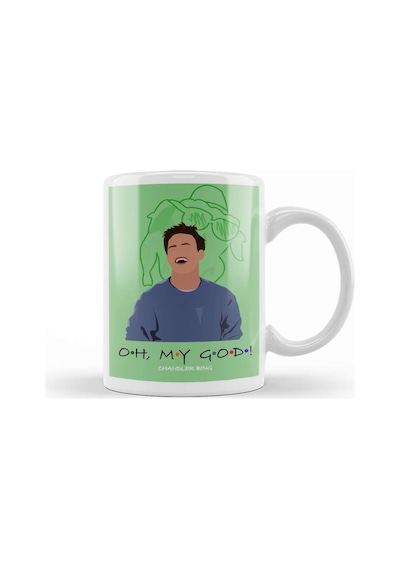 Chandler Bing Kupa Bardak Porselen No17654 Karışık