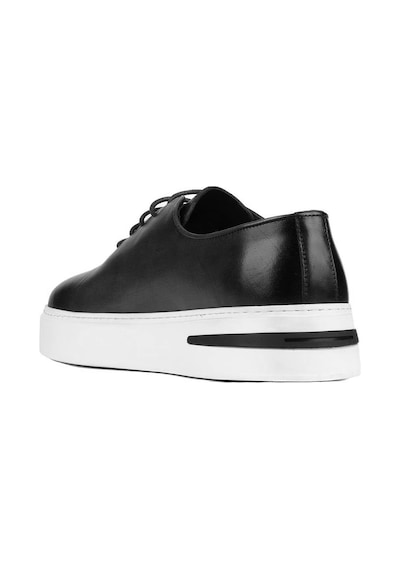 Shoetyle - Siyah Deri Bağcıklı Erkek Günlük Ayakkabı 610-1005-1350 Siyah
