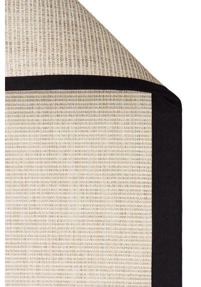 Eko Halı Ventura Vnt 2706 Cream Bordür Black Sisal Görünümlü İç Ve Dış Mekan Uyumlu Hav Vermeyen Mod