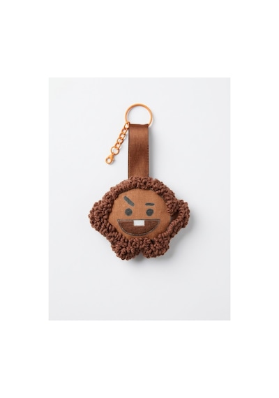 Myballistore K-pop Bt21 Shooky Tasarım Punch Charm Anahtarlık Turuncu