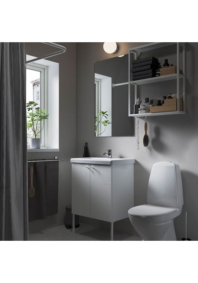 Ikea Enhet Lavabo Dolabı, Beyaz, 60x42x60 Cm