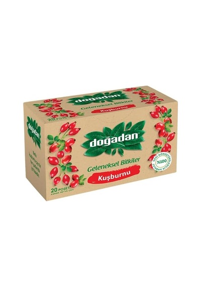 Doğadan Bitki Çayı Kuşburnu 20'li
