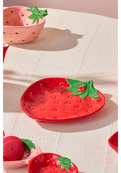 Karaca Strawberry Pasta Tabağı 20 Cm Kırmızı