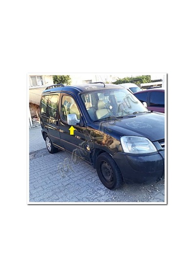 Citroen Berlingo Krom Ayna Kapağı 1996-2008 2 Parça Abs Krom
