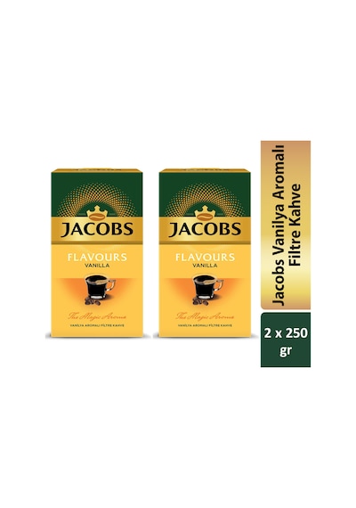Jacobs Flavours Vanilya Aromalı Filtre Kahve 2 x 250 G