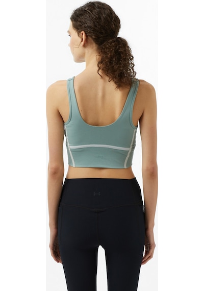 Under Armour Meridian Piped Crop Kadın Yeşil Koşu Atlet 6003529