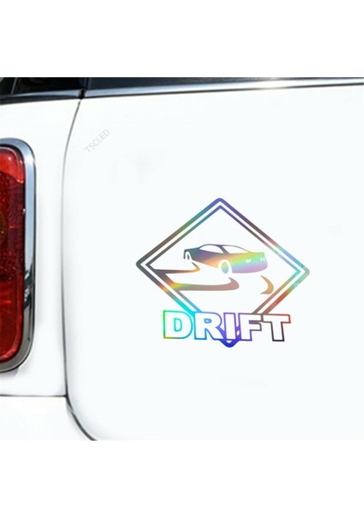 Drift Araba Sticker Yapıştırması 1