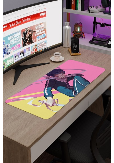 Noragami Kaymaz Dikişli Kauçuk Oyuncu Mousepad V3 - 70x30 Xl Gaming Mouse Pad Fare Altlığı