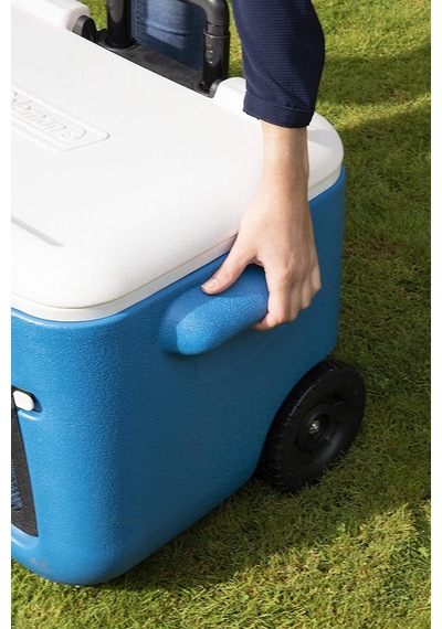 Coleman Poly-lite Wheeled Mesh 50 Qt Tekerlekli Soğutucu Buzluk 47.3 Lt-mavi-beyaz Karışık Çok Renkli