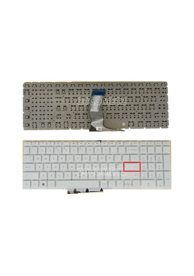 Hp Pavilion 15-bc201nt Z9d85ea Notebook Klavyesi - Beyaz - Tr