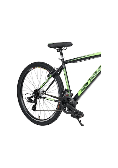 Sarissa Moon 27,5" Jant Mtb Ön Amortisörlü Shimano Kelebek 21 Vites V Fren Dağ Bisikleti Siyah Yeşil