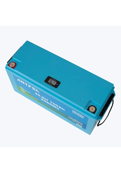Antfea 25.6v 100ah Abs Lityum Akü Akıllı Ekran Bluetooth Lifepo4