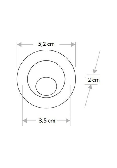 Ct-5268 1.5w Hareketli Led Ufo Yıldız Spot 6400k Beyaz Işık Siyah Kasa