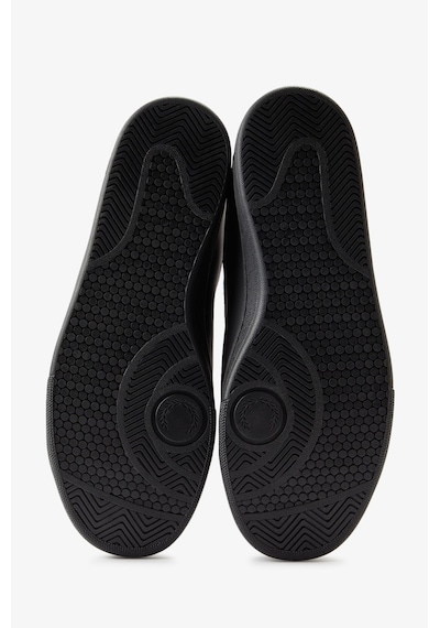 Fred Perry B1314 Leather Emb Ovd Branded Erkek Günlük Ayakkabı Siyah