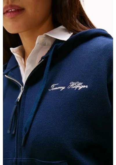 Tommy Hilfiger Kadın Yazı Baskılı Pike Fermuarlı Kapüşonlu Mavi Sweatshirt Ww0ww45742c1g Mavi Tommy Hilfiger Kadın Yazı Baskılı Pike Fermuarlı Kapüşonlu Mavi Sweatshirt Ww0ww45742c1g Mavi