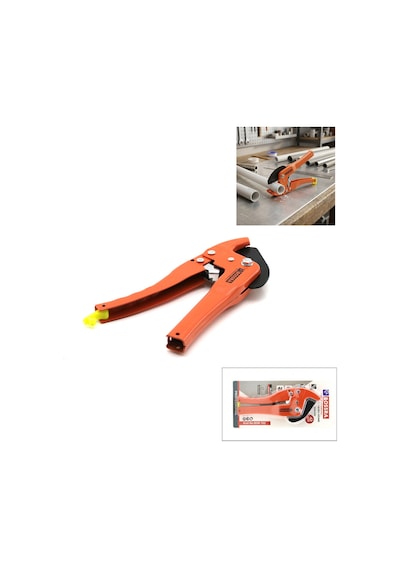 Bossra Bsr-702 Pvc Boru Kesme Makası - 42 Mm Turuncu