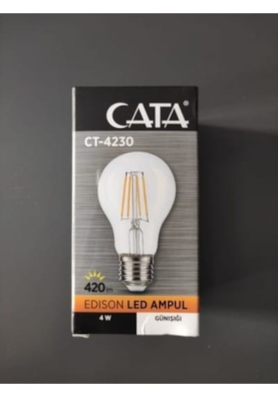 CATA RUSTİK FILAMENT LED AMPUL (BEŞLİ) 4 W 4230 GÜN IŞIĞI