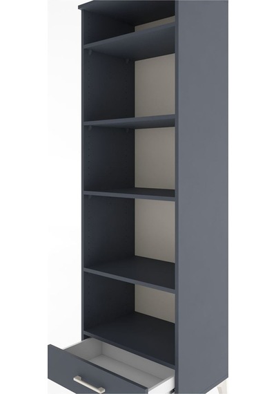 Hyperion Dolap 5 Raflı Tek Çekmeceli 60x44x195 Antrasit-antrasit Antrasit Hyperion Dolap 5 Raflı Tek Çekmeceli 60x44x195 Antrasit-antrasit Antrasit