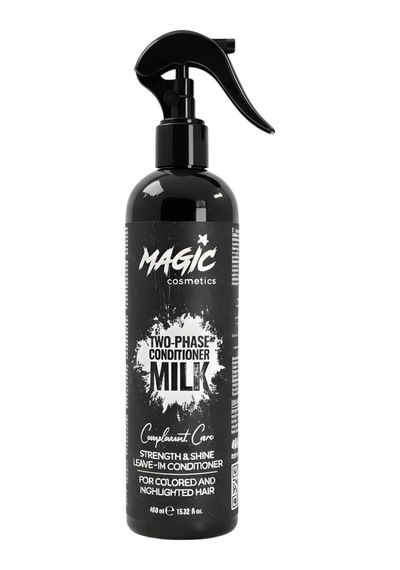 Çift Fazlı Süt İçerikli Fön Suyu 400 Ml Koruyucu &amp Besleyici Güç Parlaklık Ve Kolay Tarama Sağlar