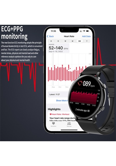 Geeroyoo Ip67 Su Geçirmez 1.28 " Ips Ekran Bluetooth 5.0 İos/android Uyumlu Akıllı Saat (İthalatçı Garantili)