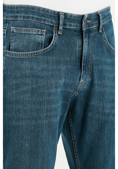 Buratti Pamuklu Comfort Fit Normal Bel Jeans Erkek Kot Pantolon 4400c52texas Yeşil-mavi